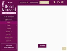 Tablet Screenshot of kursaalhotel.it